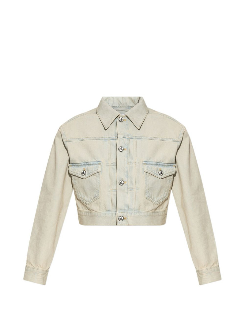 buttoned cropped jacket 1