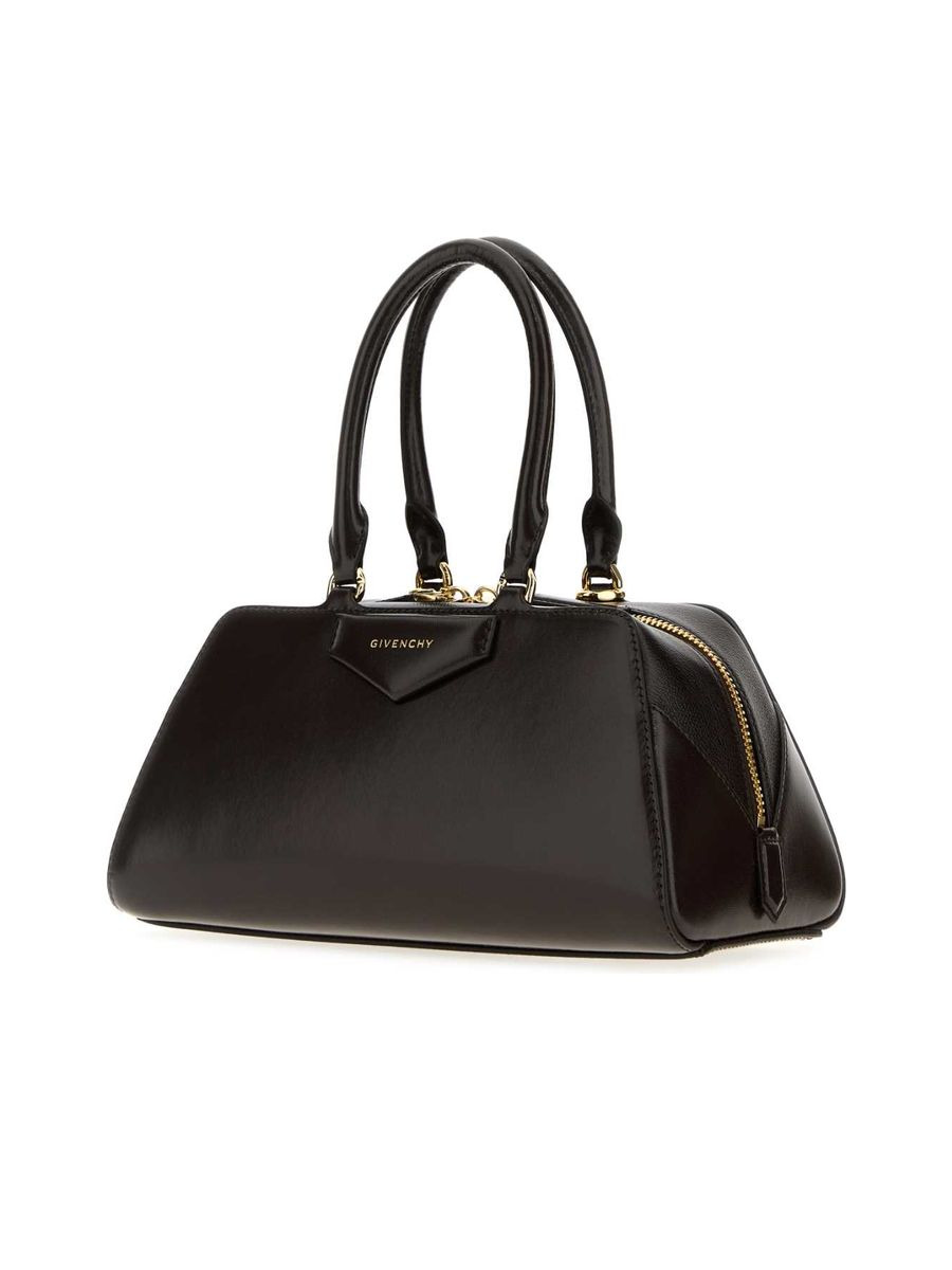 Small Antigona East-West bag in Box leather - 2