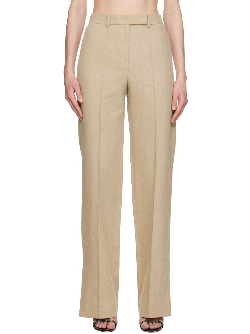 Beige Albo Trousers - 1