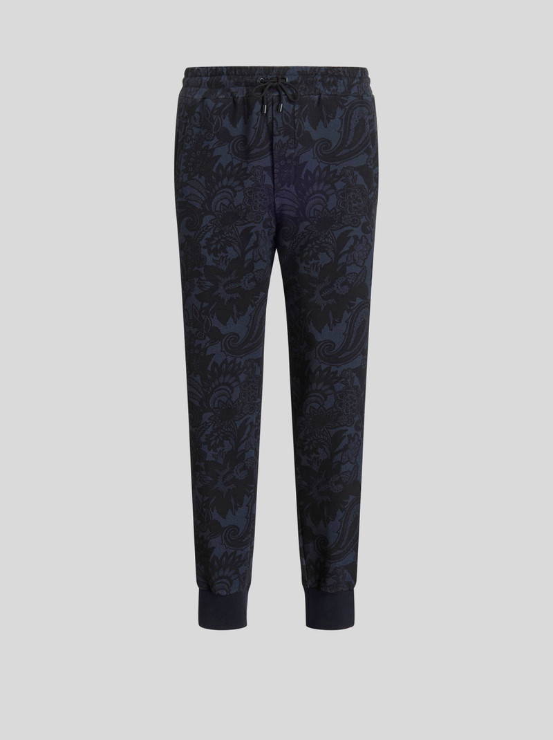 PAISLEY FLEECE TROUSERS - 1