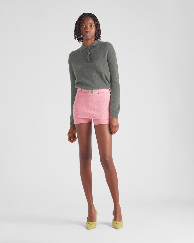 Prada Jacquard shorts outlook