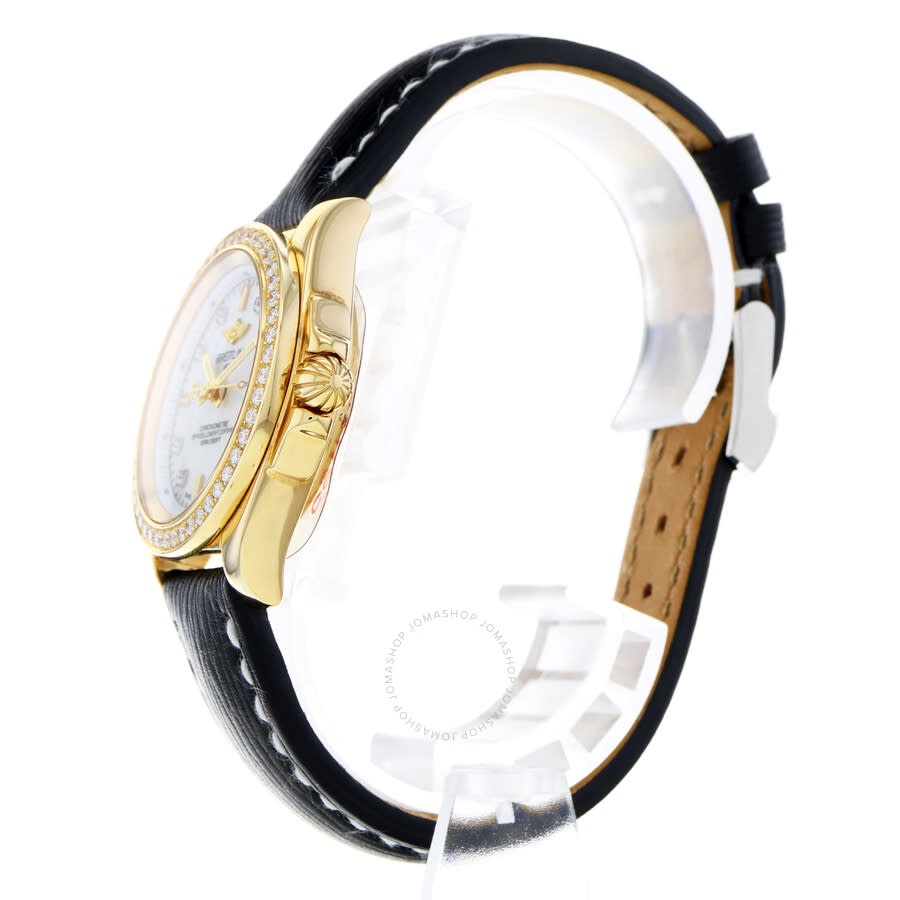 Pre-owned Breitling Galactic Quartz Chronometer Diamond Ladies Watch H7133053/A803-208X - 6