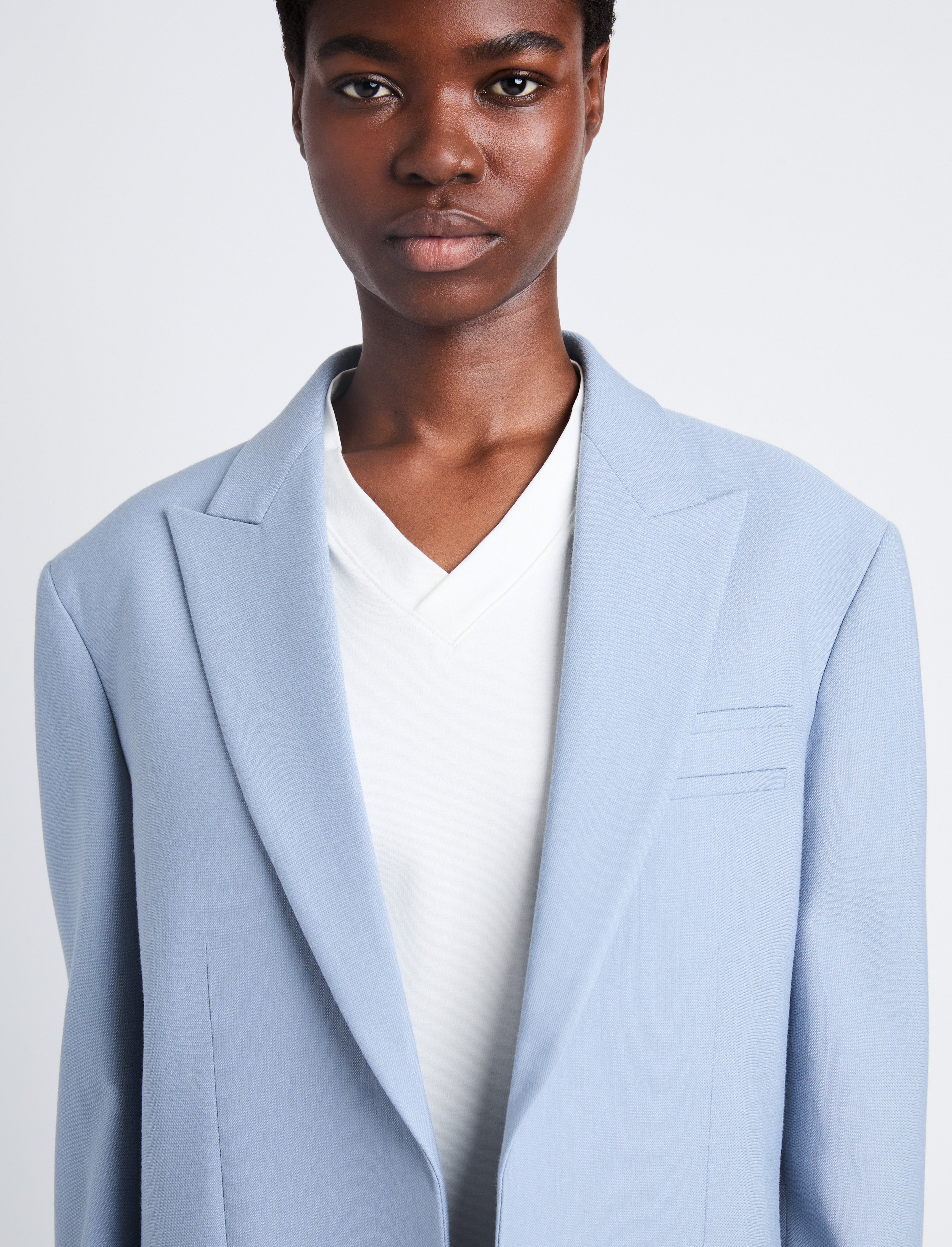 Devon Jacket in Viscose Wool - 5