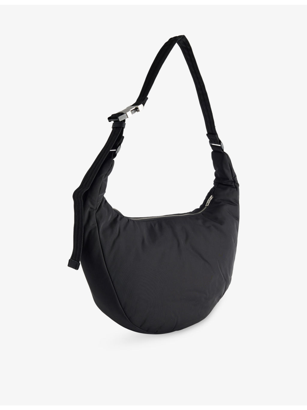 Script-Hardware Padded Nylon Sling Bag - 5
