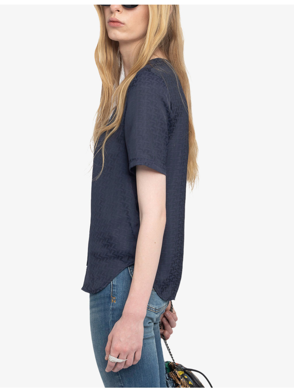 Terzo Monogram-Print Woven Top - 3
