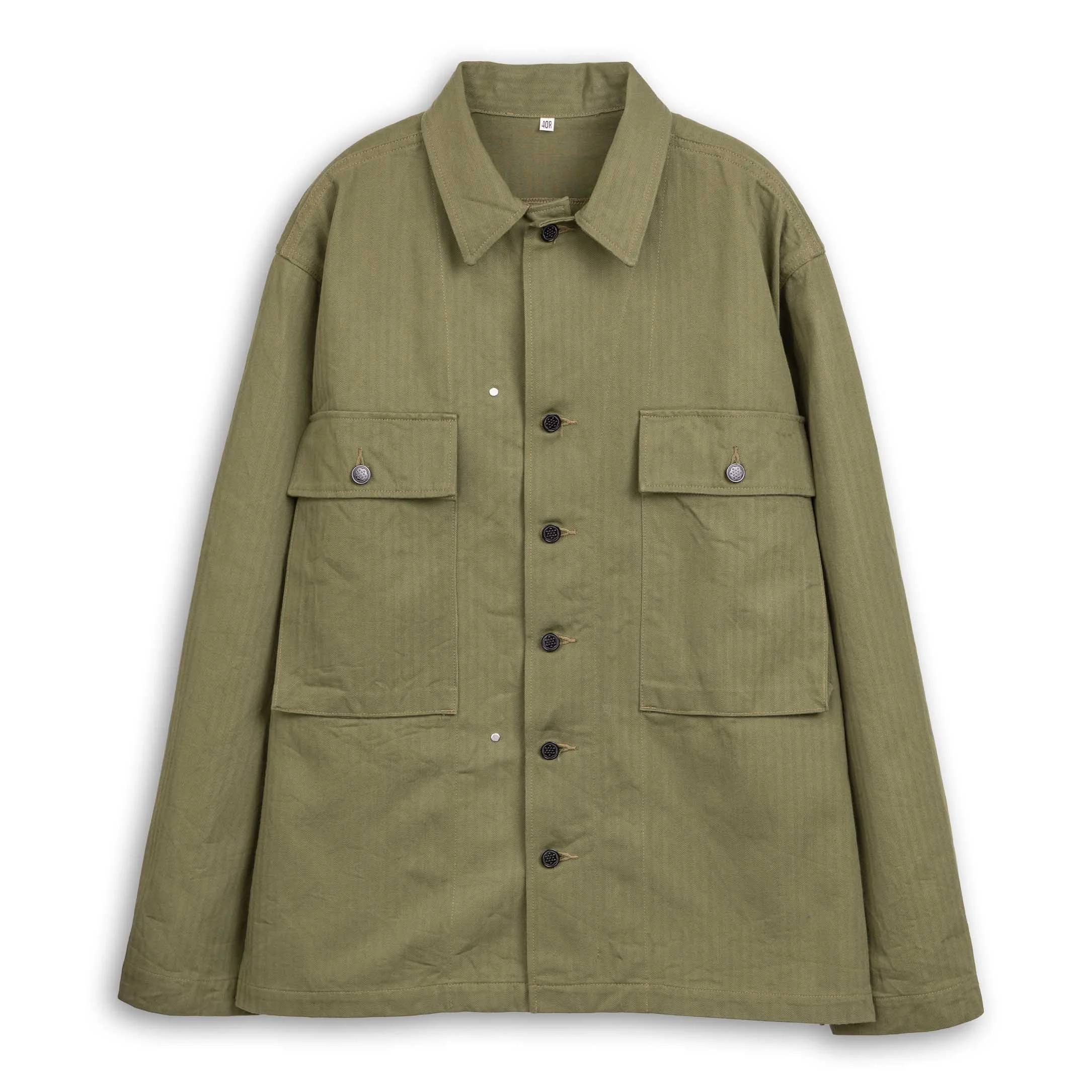 Buzz Rickson's Jackets, Herringone Twill Special Olive - 1