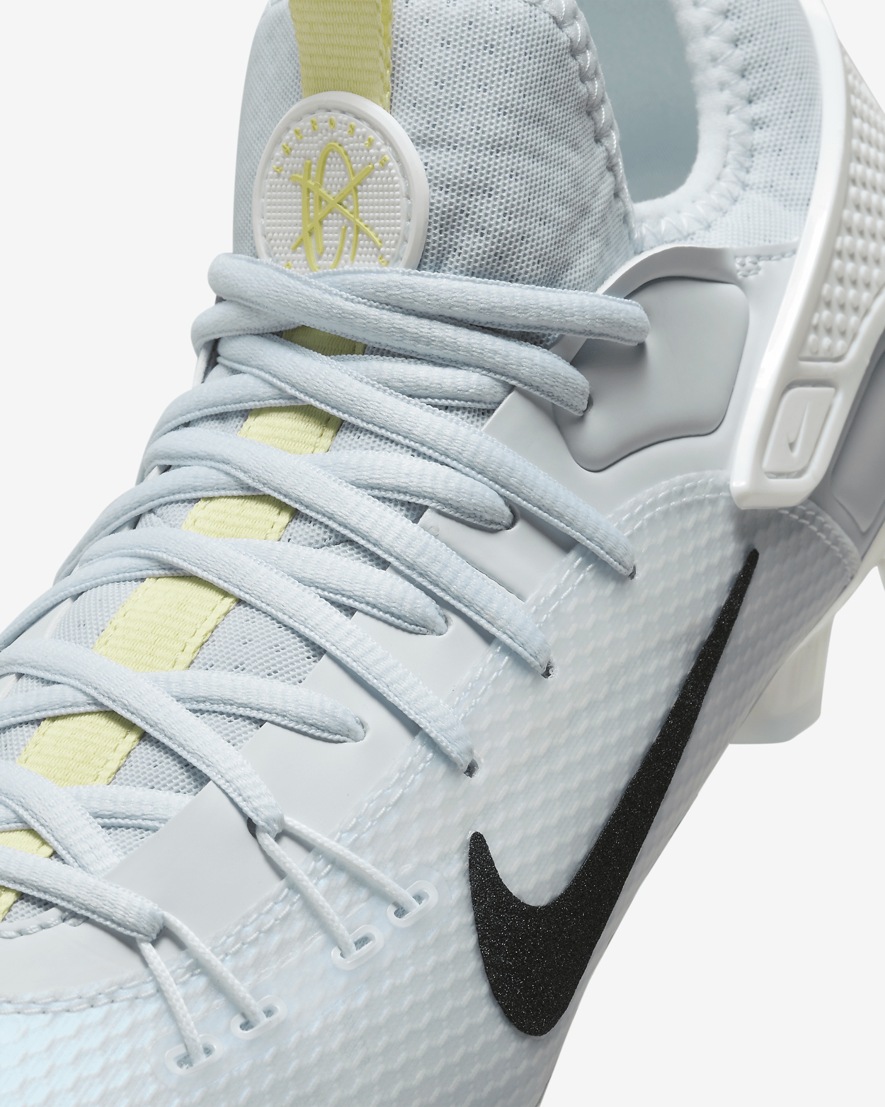 Nike Huarache 9 Elite Low SE Grey Lacrosse Cleats Nike Huarache 9 Elite Low LAX SE  main image 2