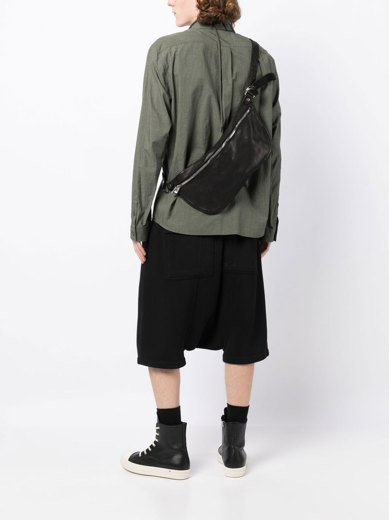 Guidi front zip-fastening belt bag outlook
