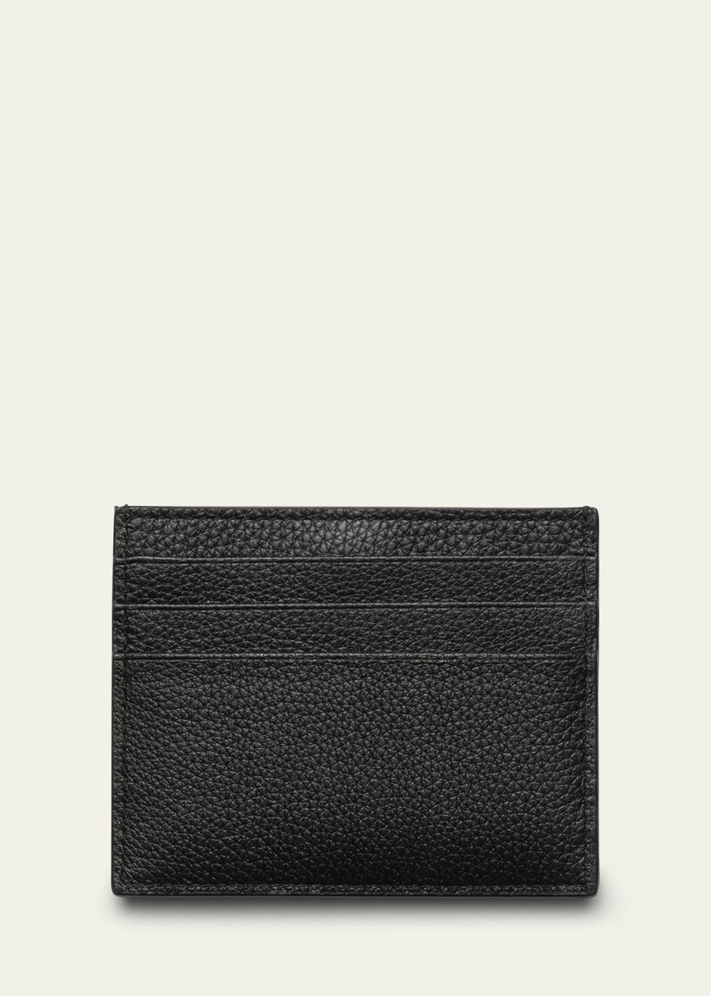 Triangle Logo Leather Card Holder - 2