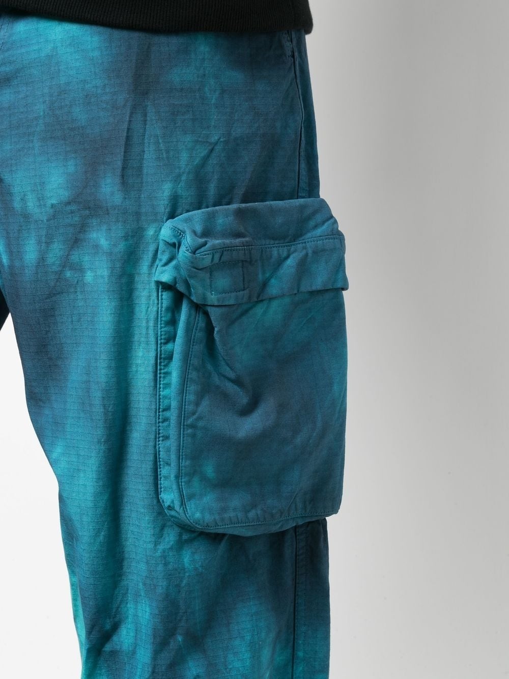 tie-dye cargo trousers - 5