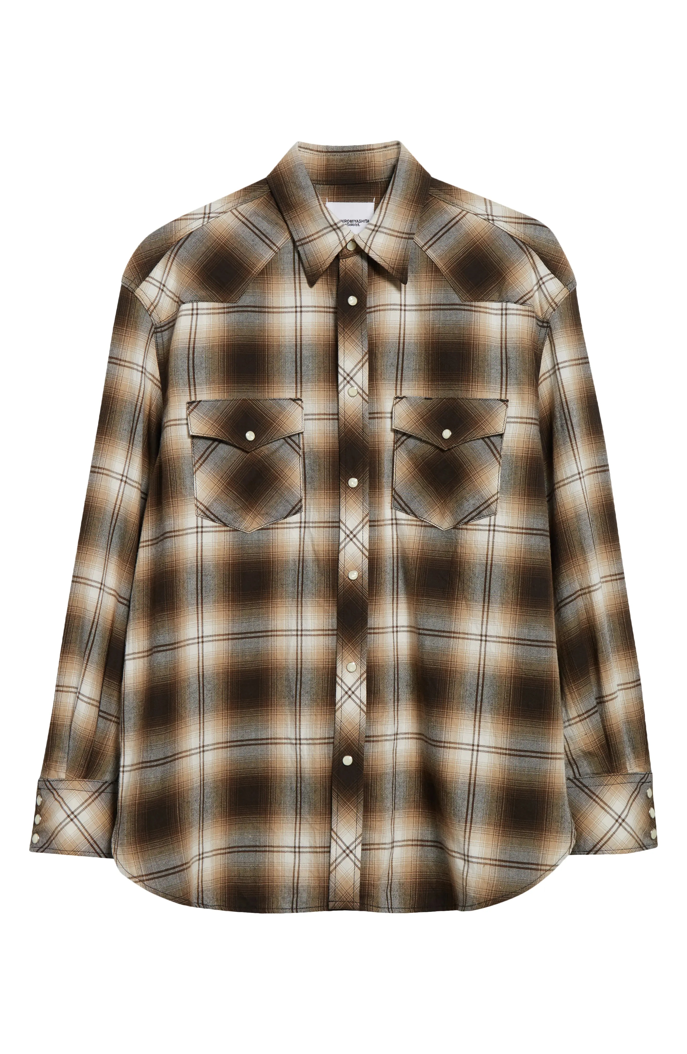 x Rafu Plaid Snap-Up Western Shirt - 6