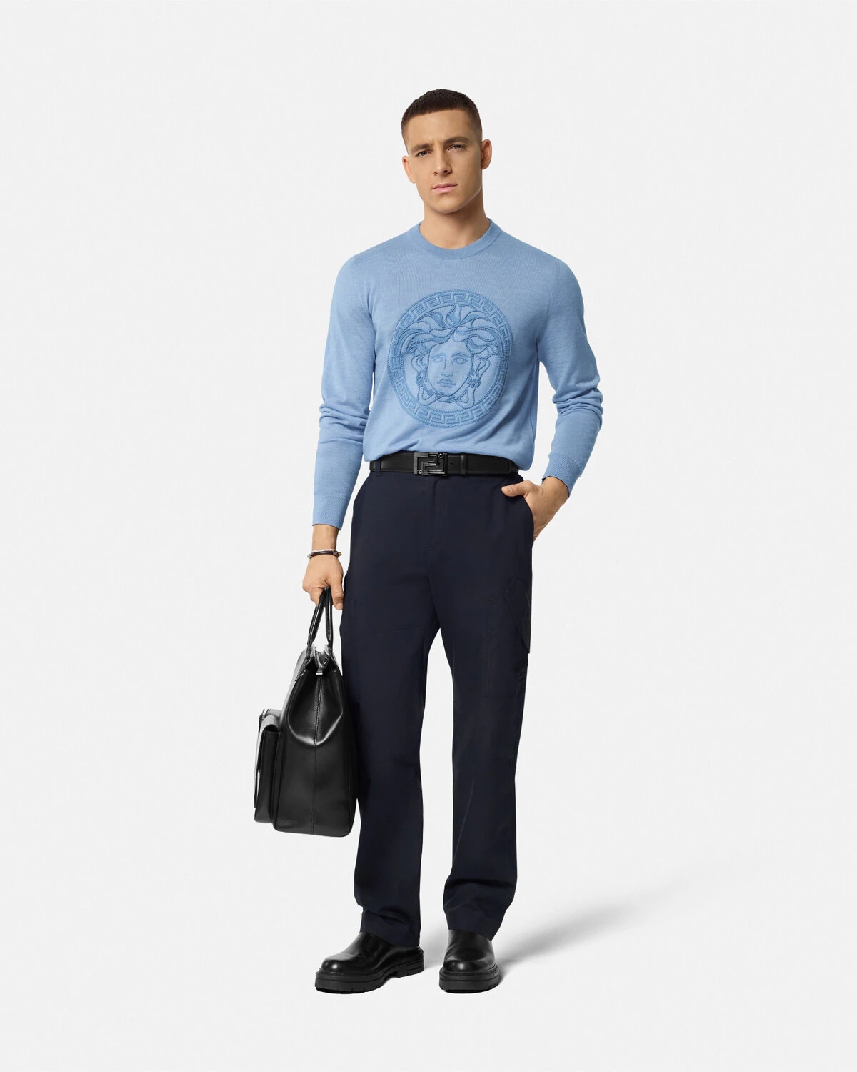 Embroidered Medusa Sweater - 2