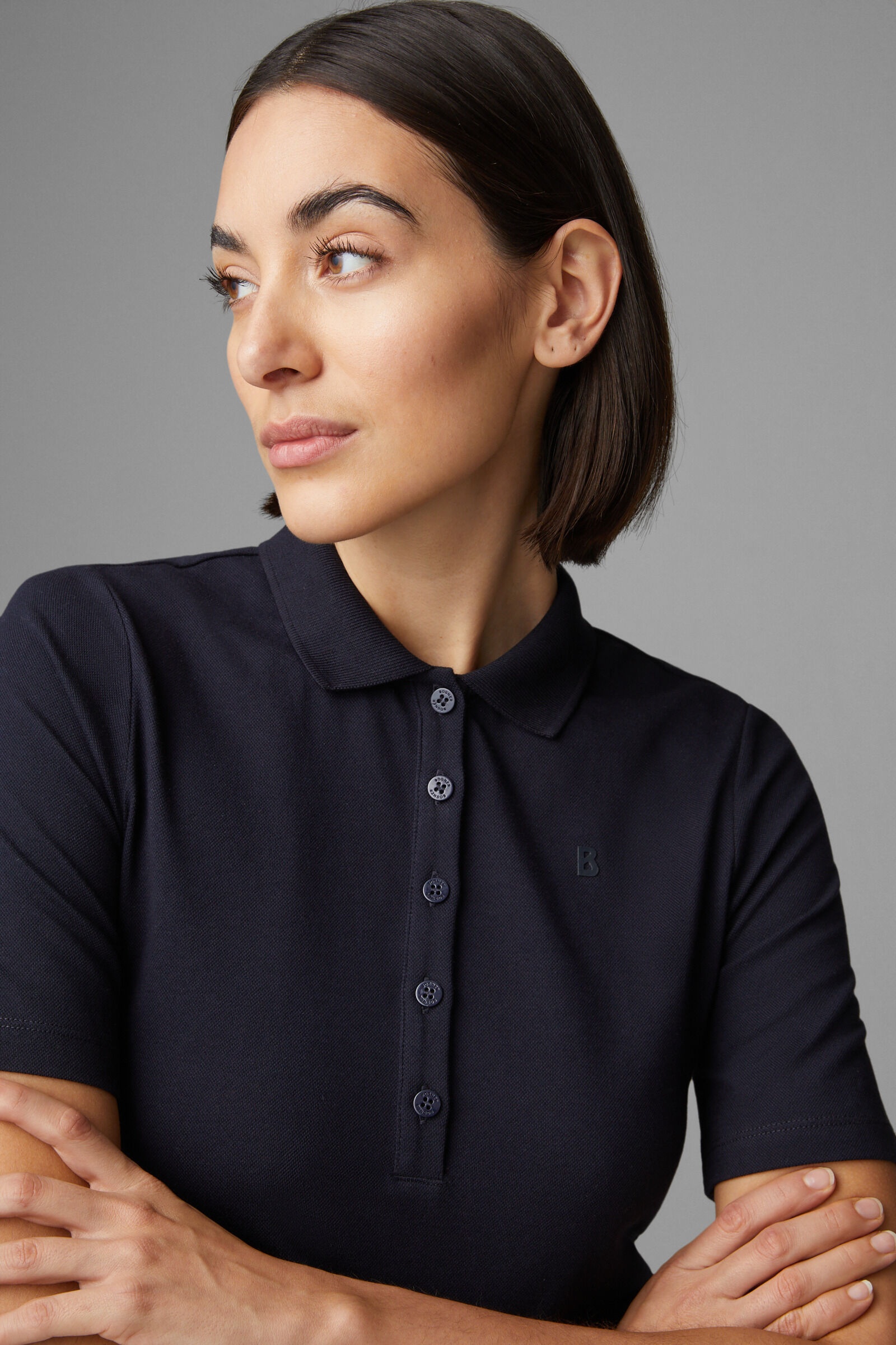 Malika Polo shirt in Dark blue - 4