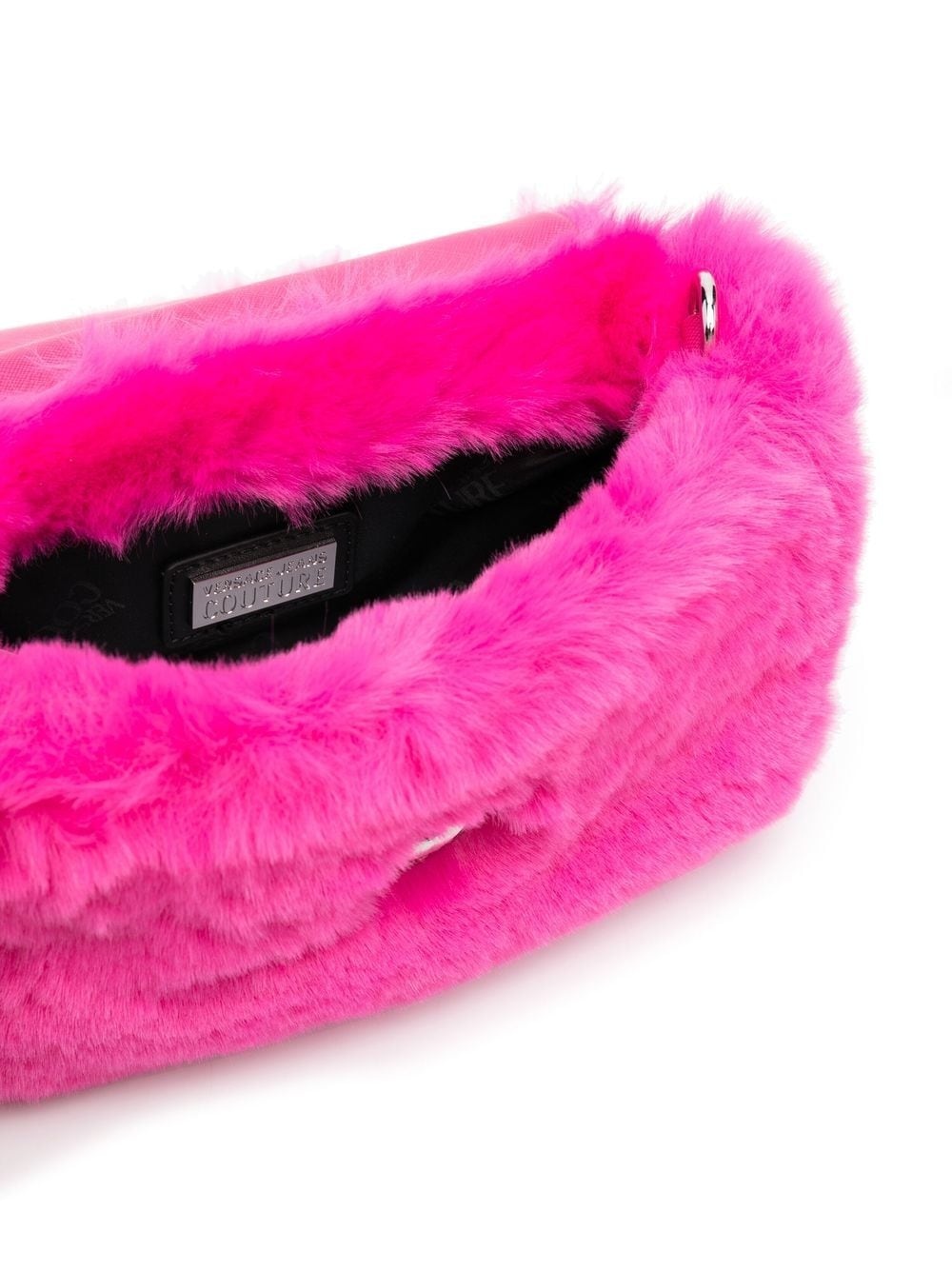 faux-fur shoulder bag - 5