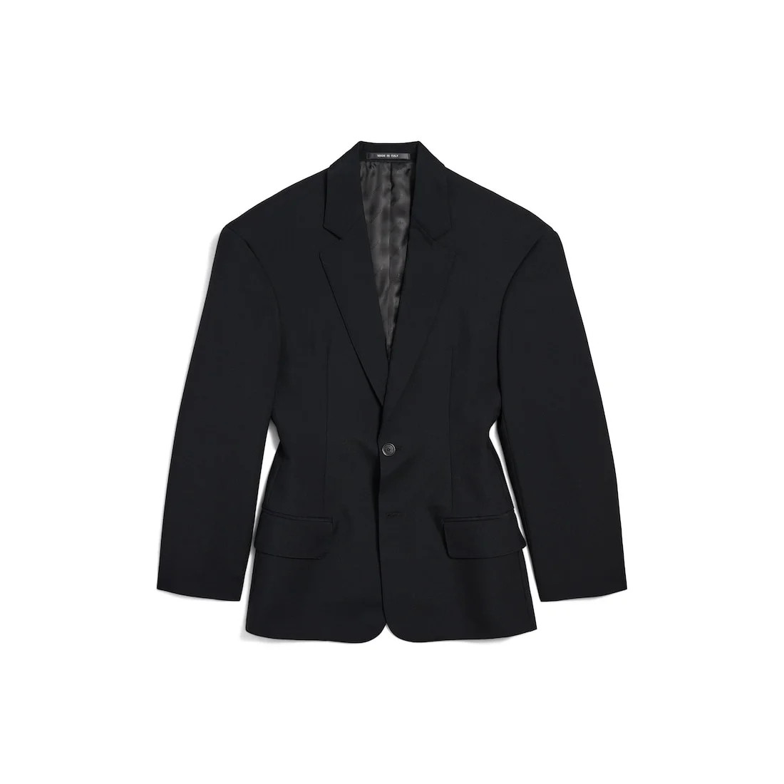 Women's Hourglass Jacket Oversized in Black - 1