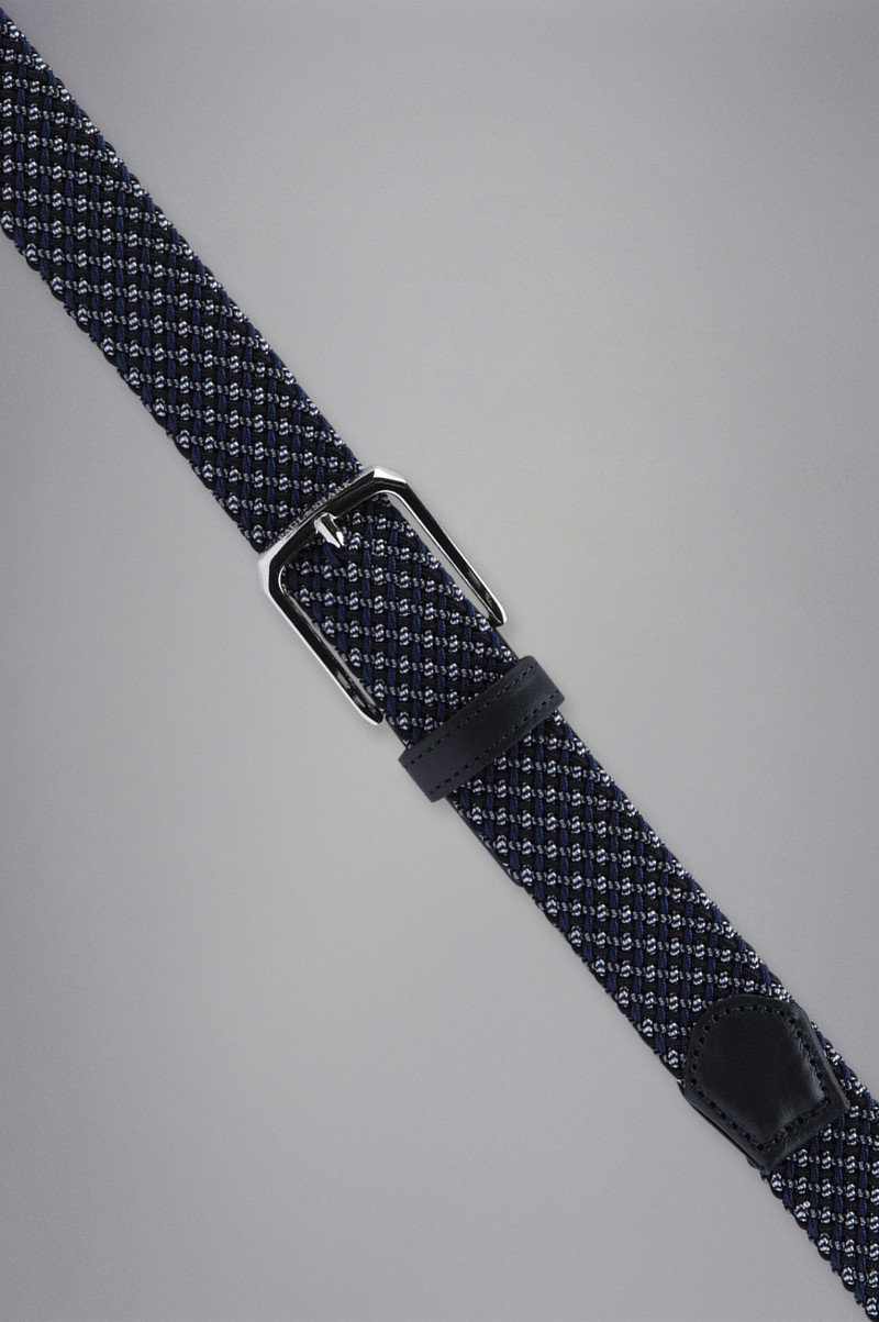 Paul & Shark LEATHER TRIMMED WOVEN ELASTIC BELT outlook