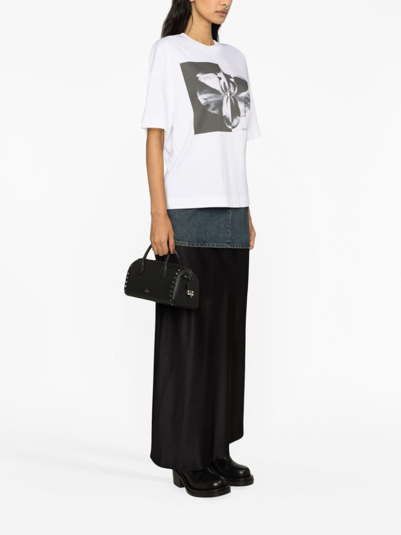 Alexander McQueen Photographic Orchid-print T-shirt outlook