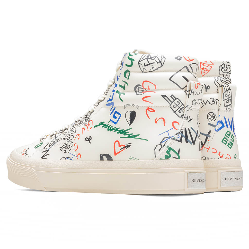 GIVENCHY CITY HIGH TOP SNEAKER - MULTICOLORED - 3