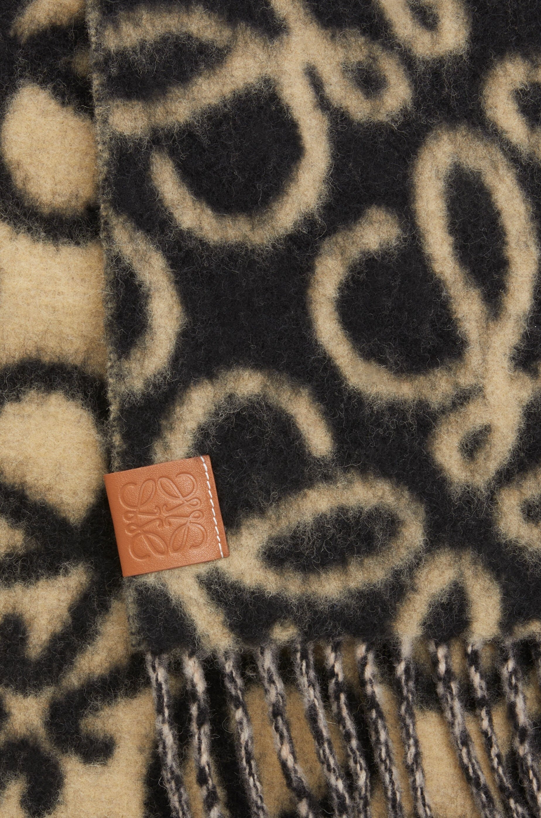 Anagram scarf in alpaca and wool - 5