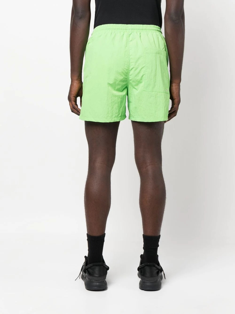 logo-patch swim shorts - 4