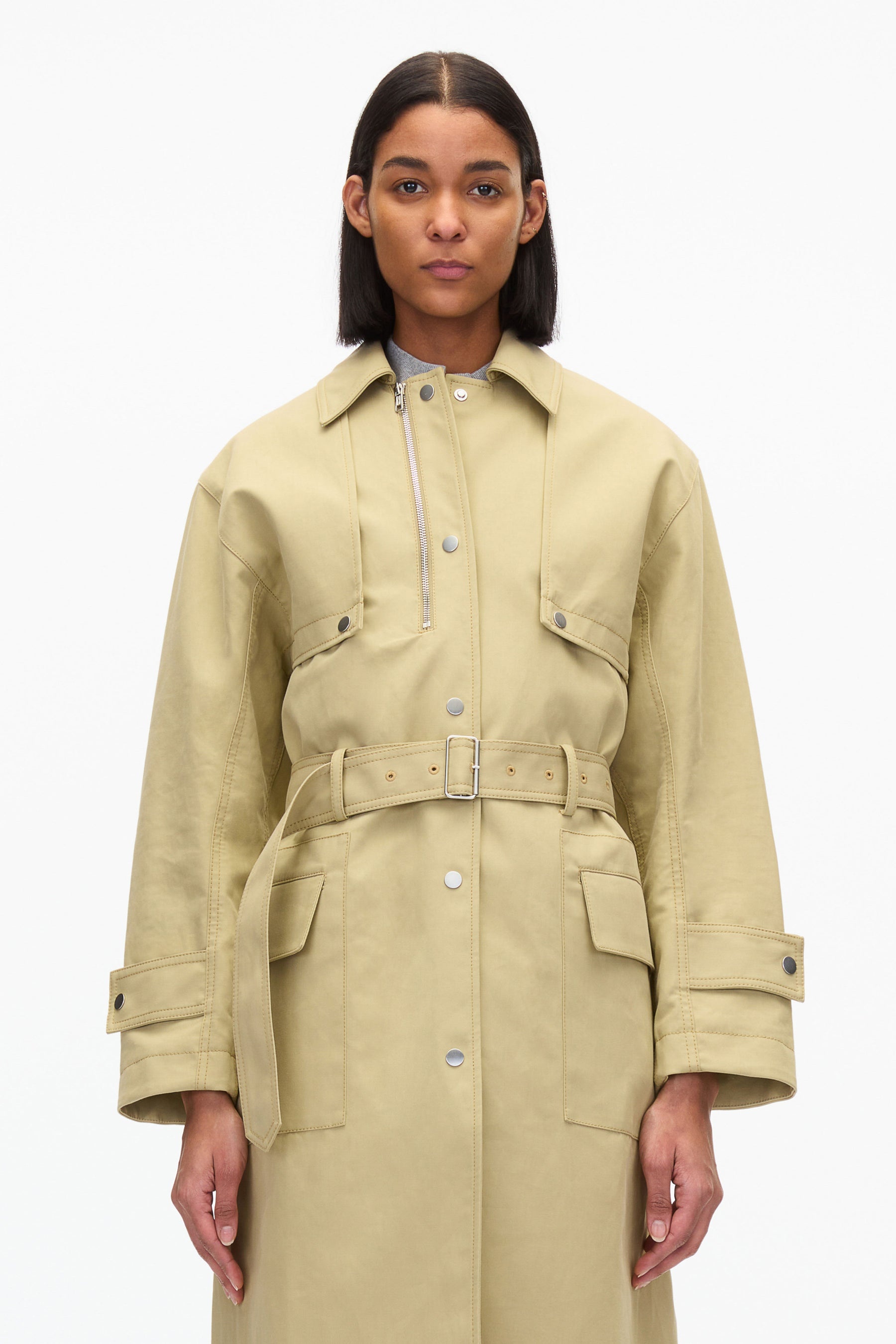 Convertible Mac Trench Coat - 8