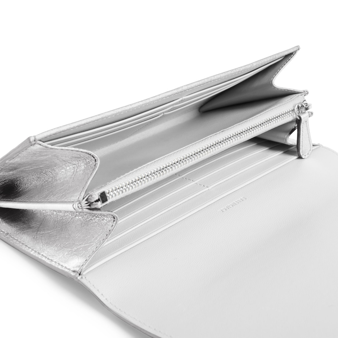 Women's Le City Money Long Wallet in Silver - 3