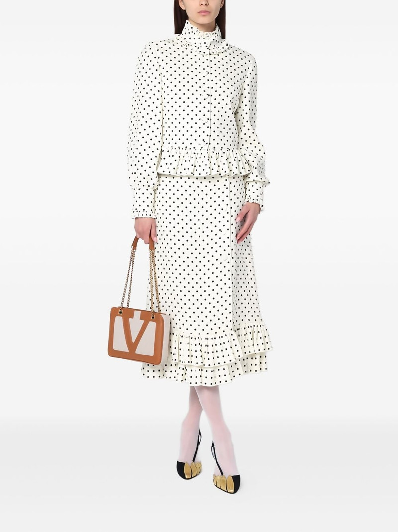 Valentino polka dot-print jacket outlook