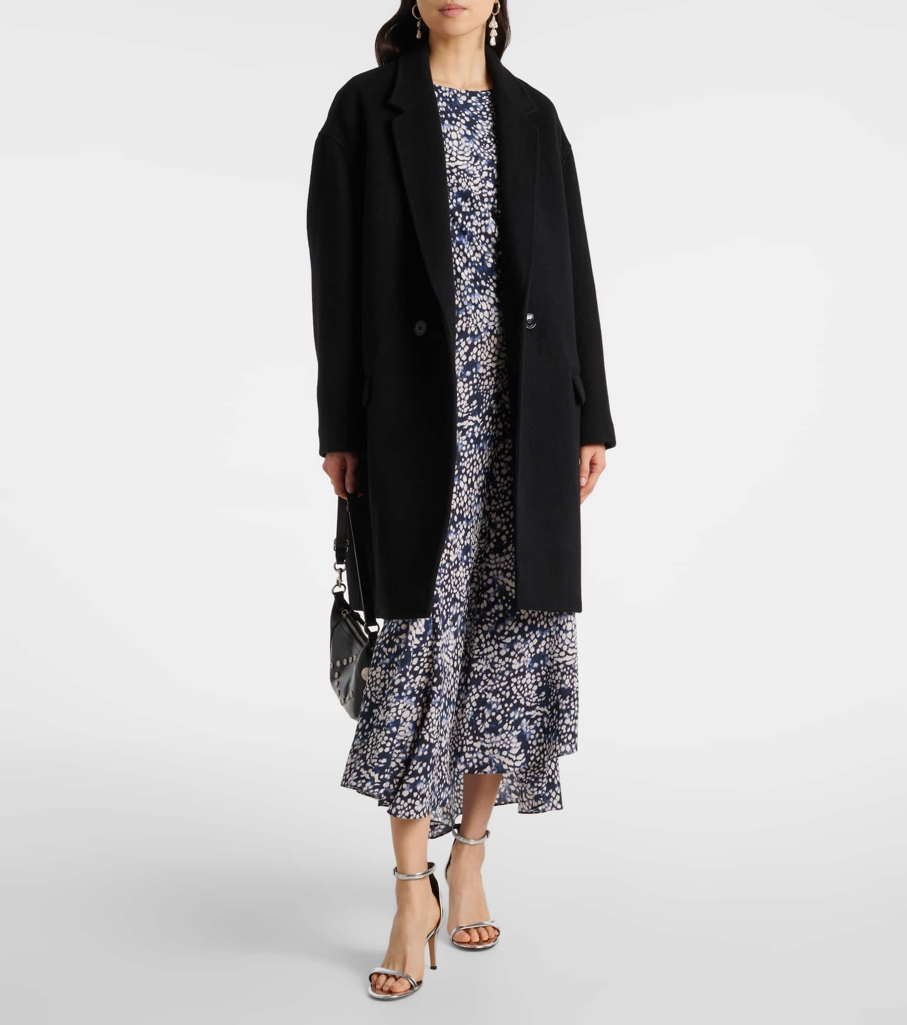 Efegozi wool, cashmere and silk coat - 2