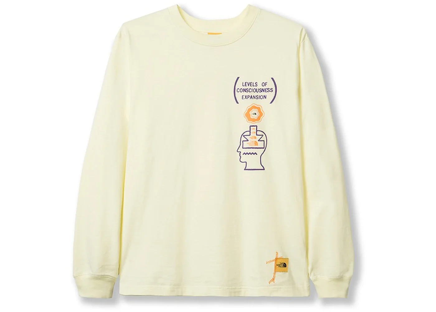 The North Face x Brain Dead L/S Tee Cream - 1