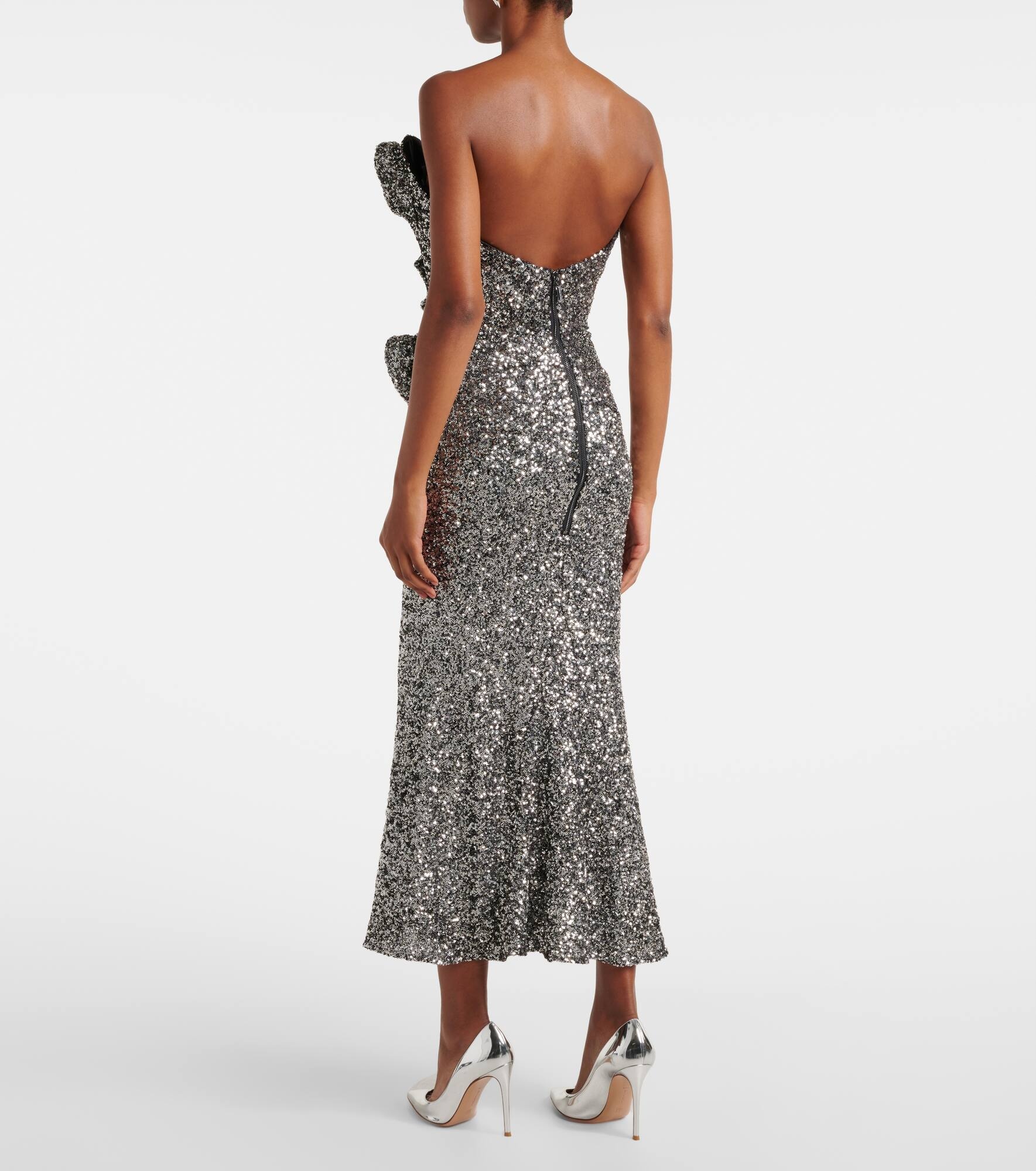 Spellbind embellished strapless gown - 3