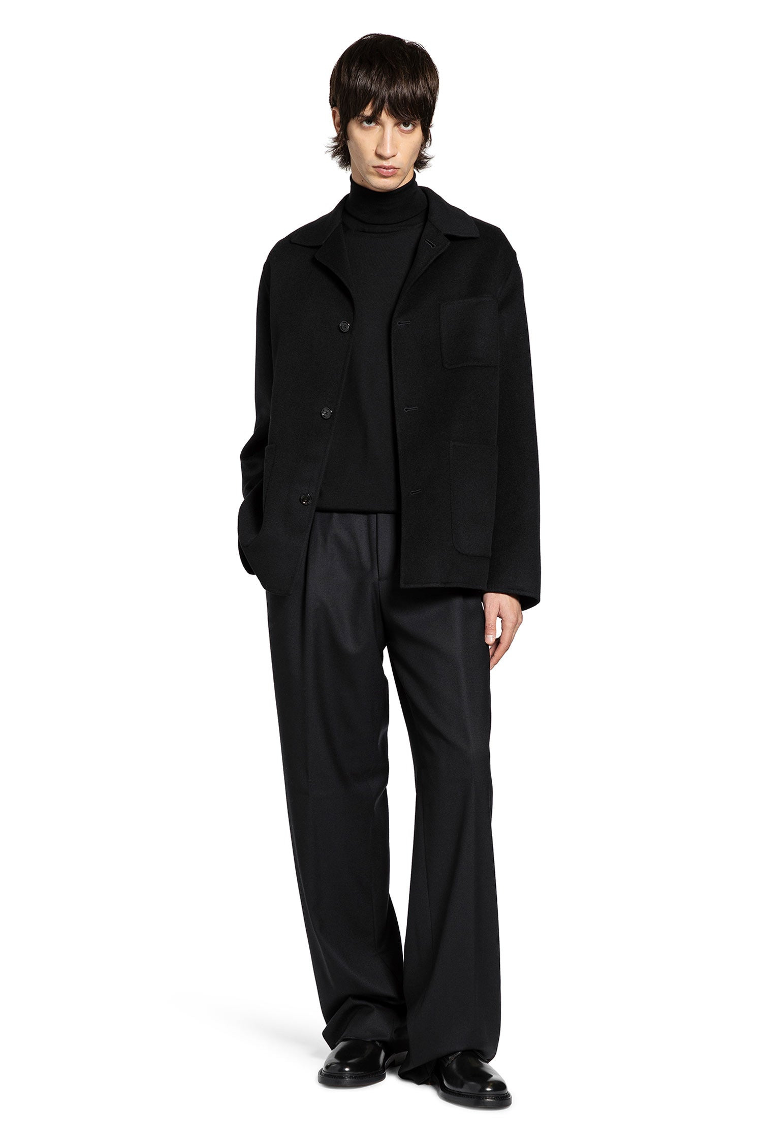 Lardini Man Black Trousers - 4