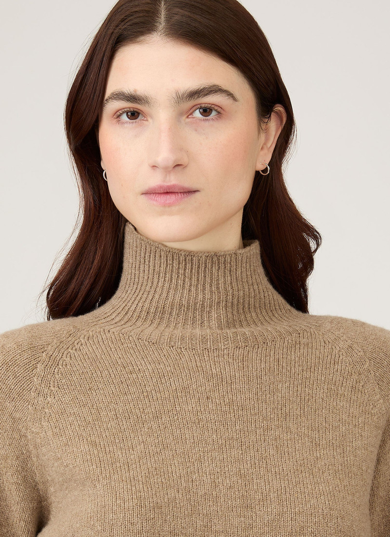 Lambswool Funnel Neck Jumper 4