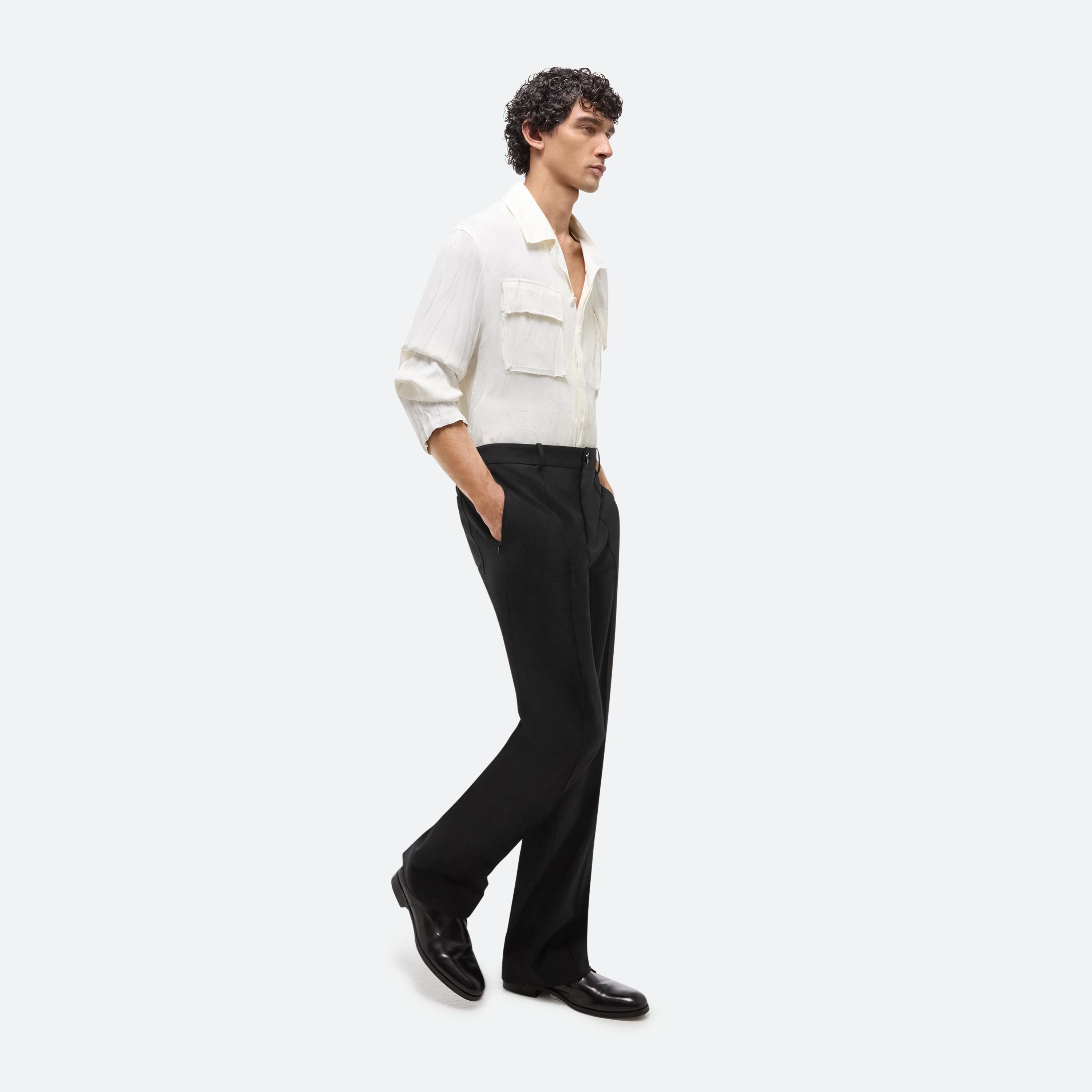 RELAXED TROPICAL WOOL TROUSER - 7