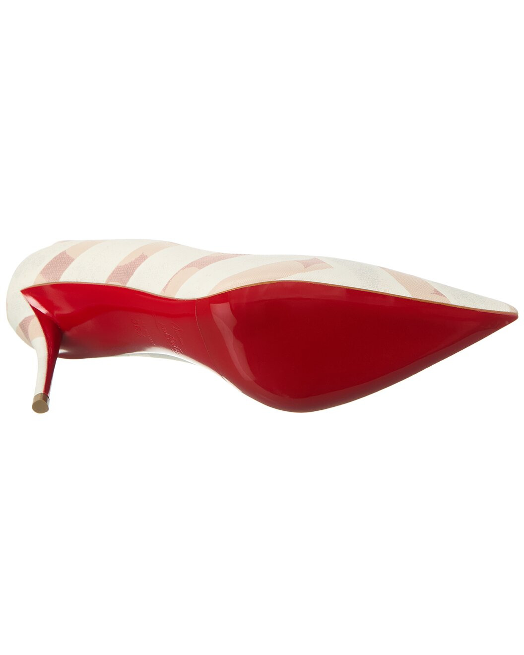 Christian Louboutin Miss Z 80 Linen Pump - 4