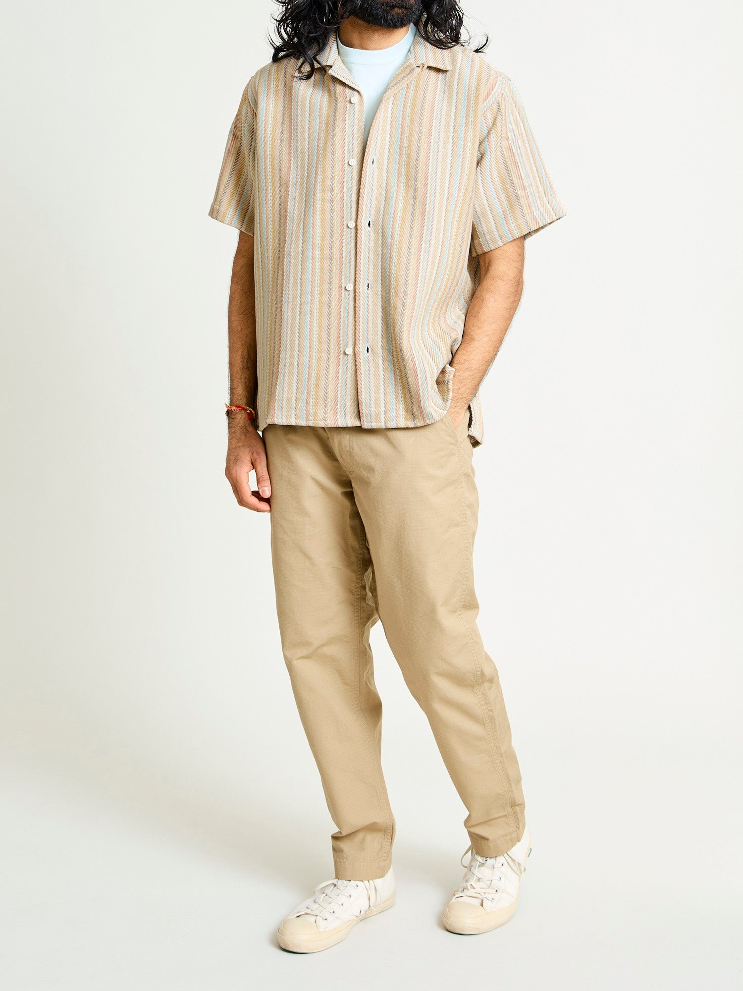 Baja Blanket Camp Shirt in Natural - 9