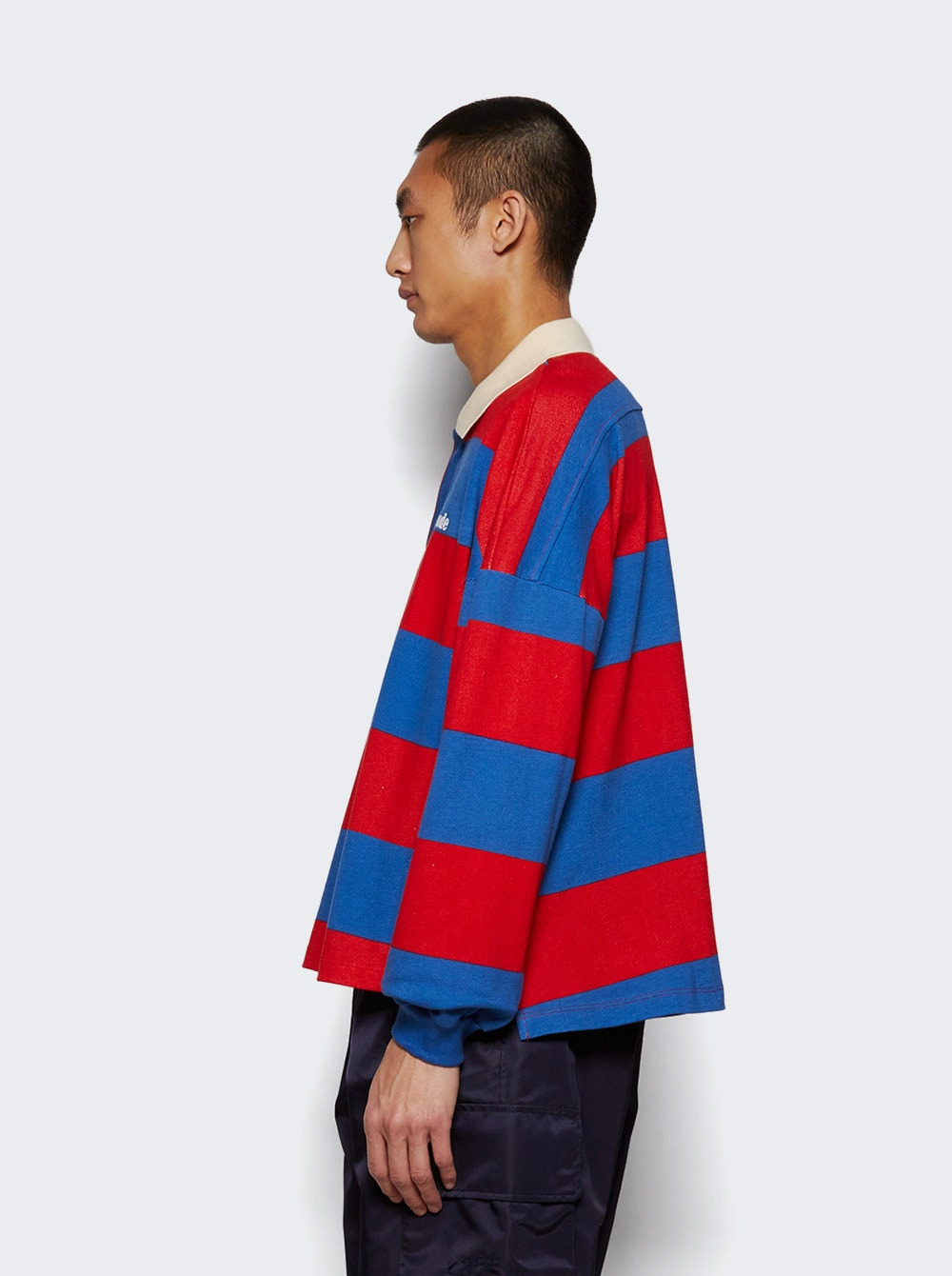 Striped Pique Polo Red And Blue - 3