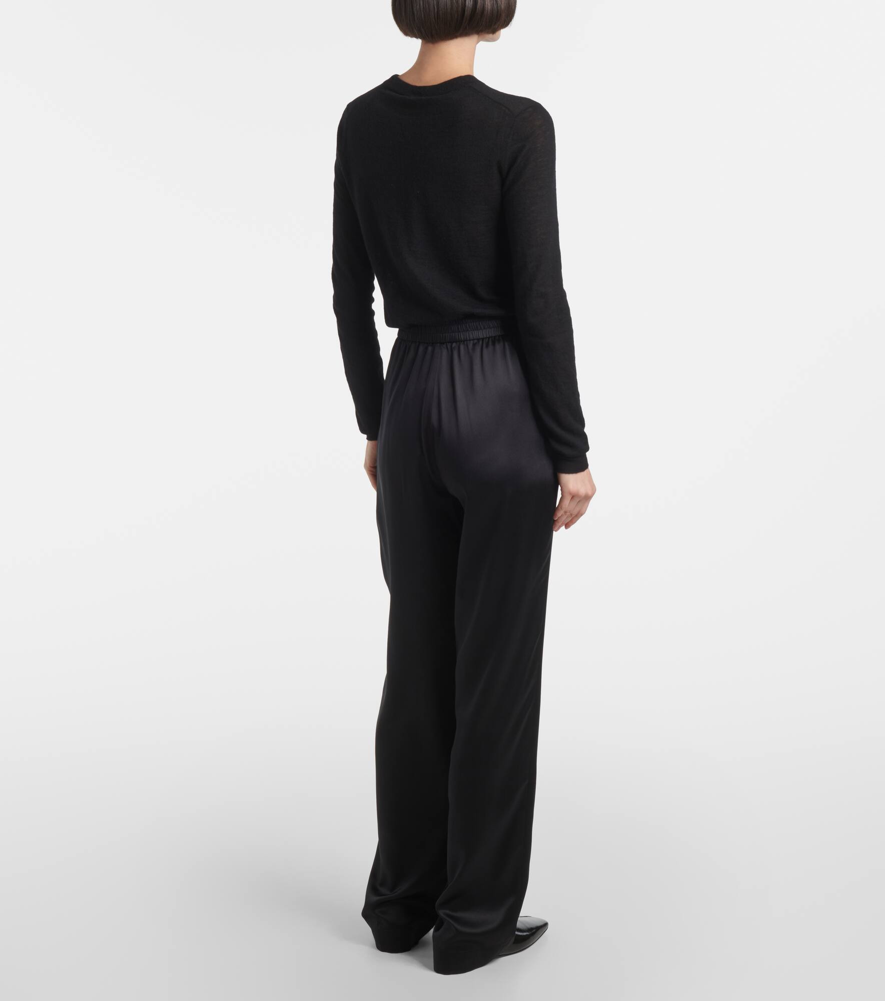 New Sahel silk straight pants - 3