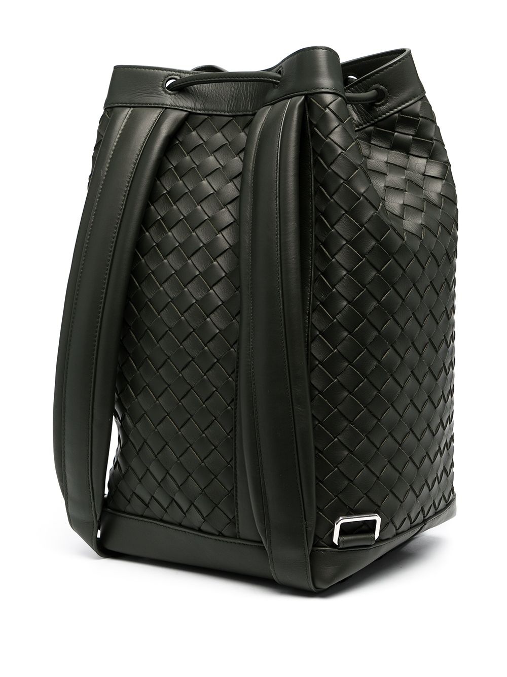 interwoven-design toggle-fastening backpack - 3