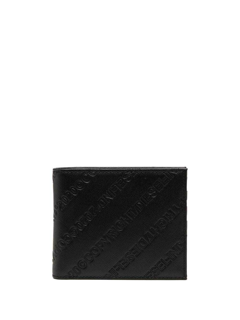 debossed monogram bifold wallter - 1