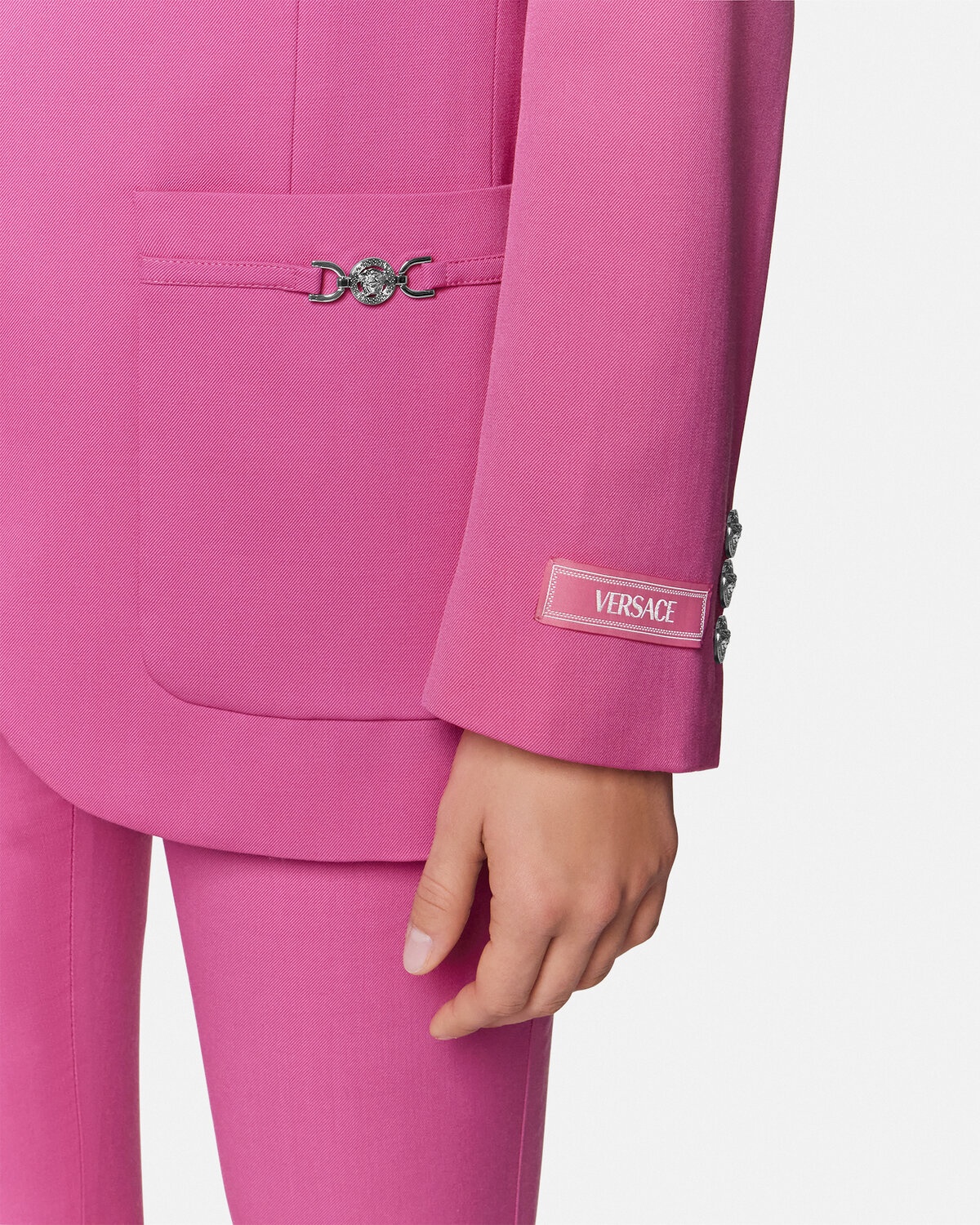 Underwater Barocco Wool Boxy Blazer - 3