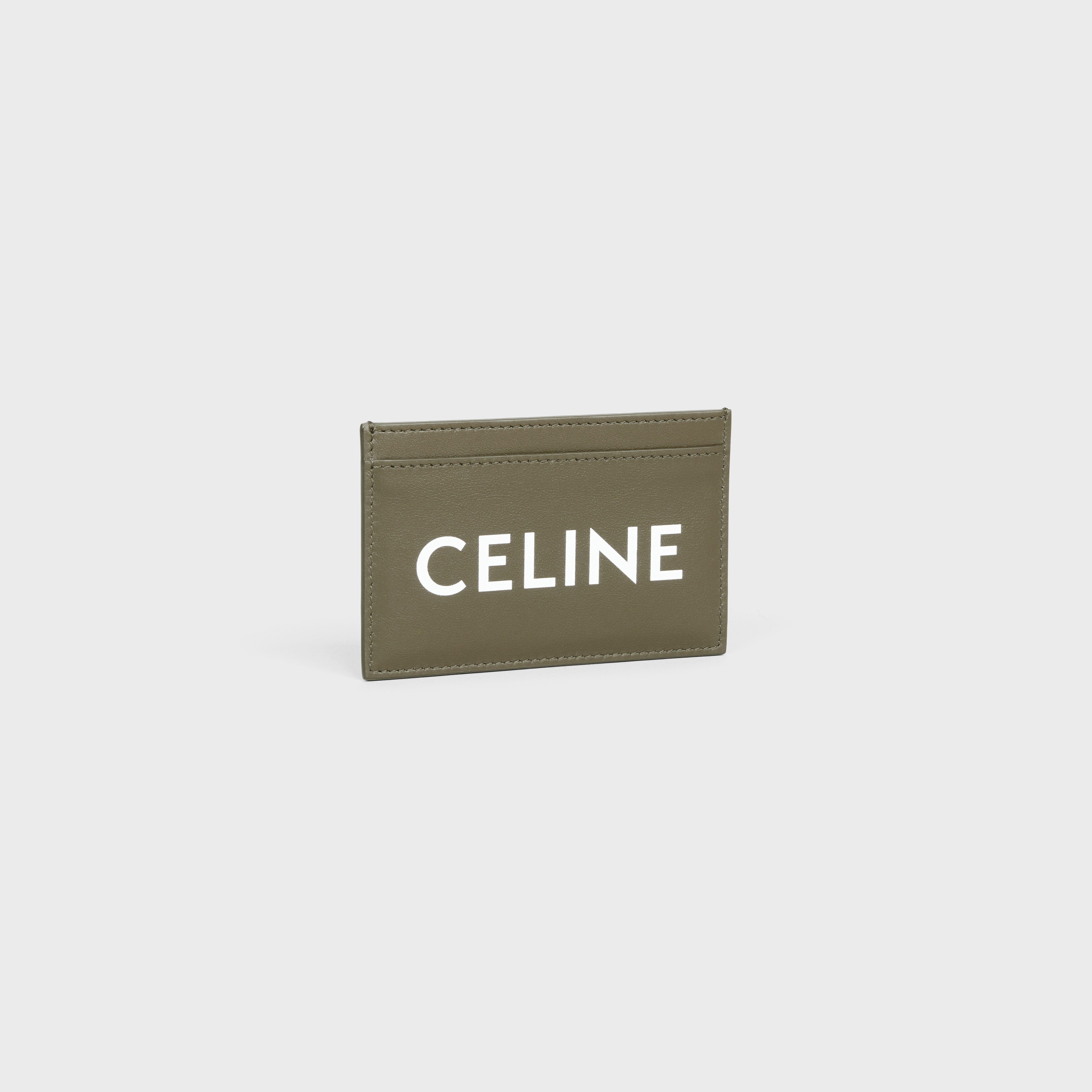 Card holder in Smooth Calfskin with Celine Print - 2