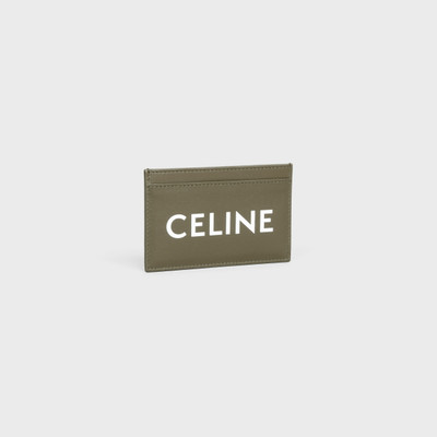 CELINE Card holder in Smooth Calfskin with Celine Print outlook