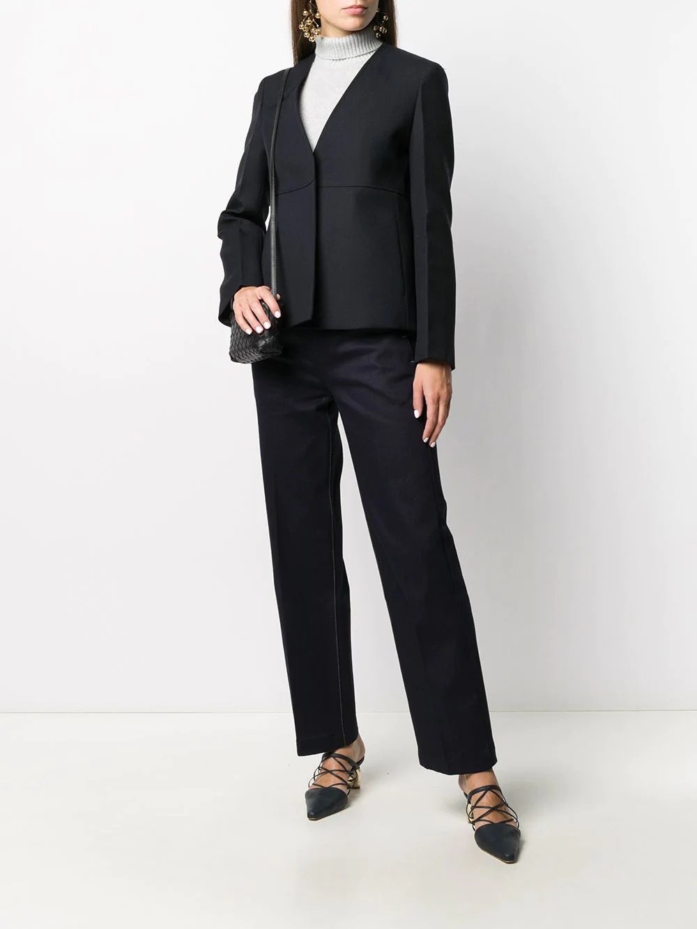 concealed front fastening blazer - 2