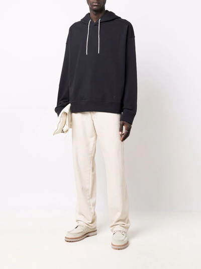 Jil Sander cotton classic hoodie outlook