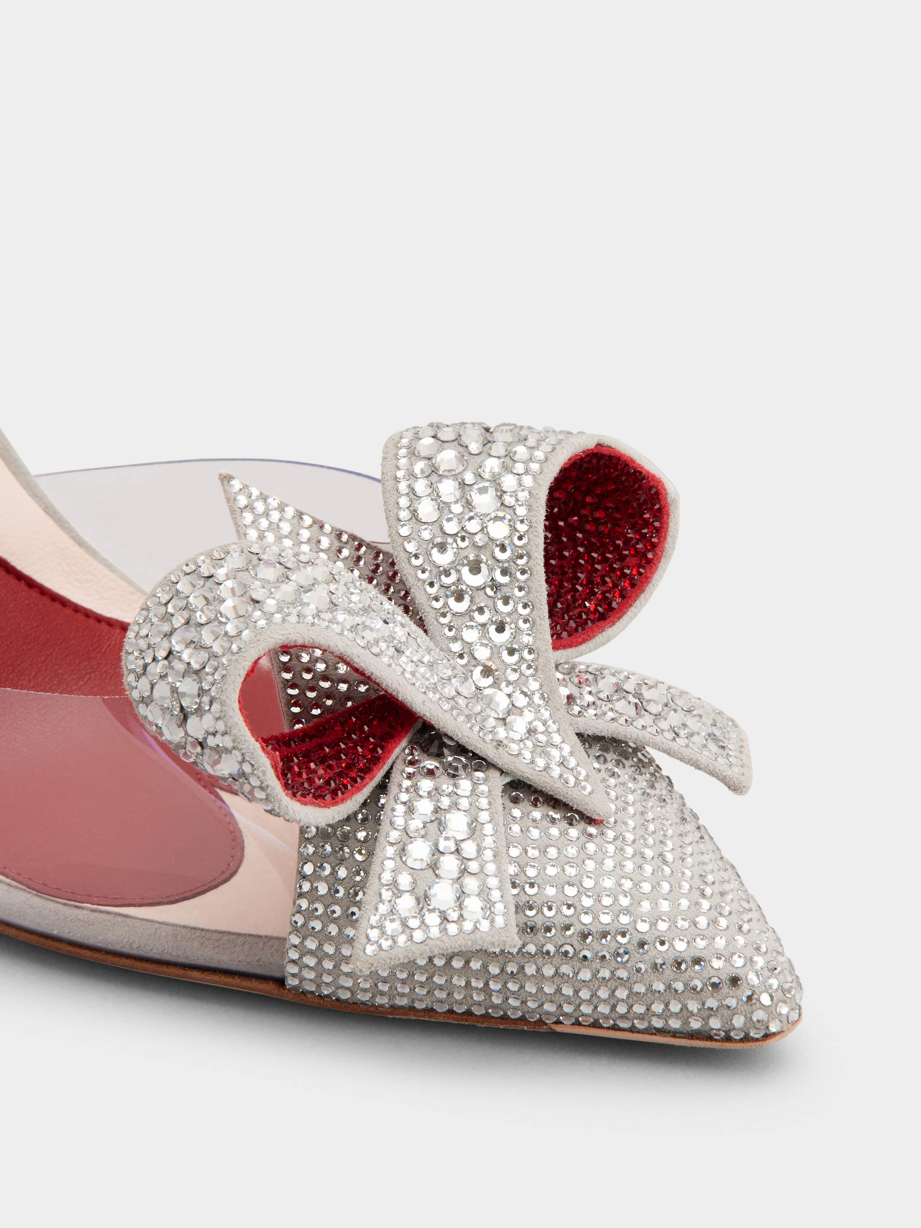 I Love Vivier Bow Strass Pumps in PVC - 3