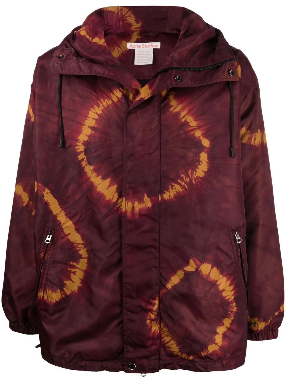 graphic-print hooded jacket - 1