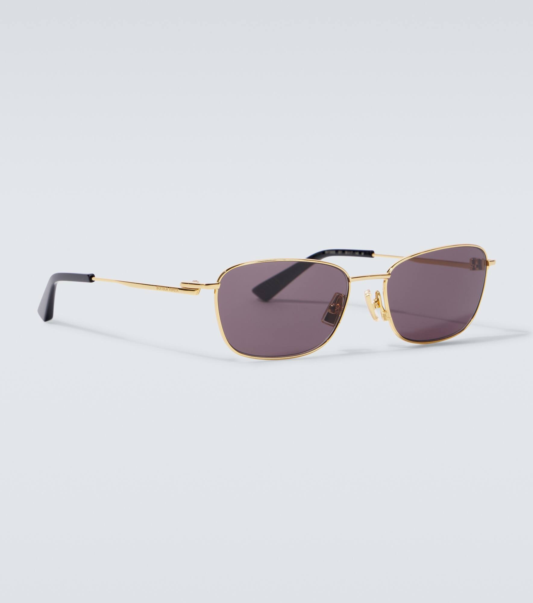 Split rectangular sunglasses - 4