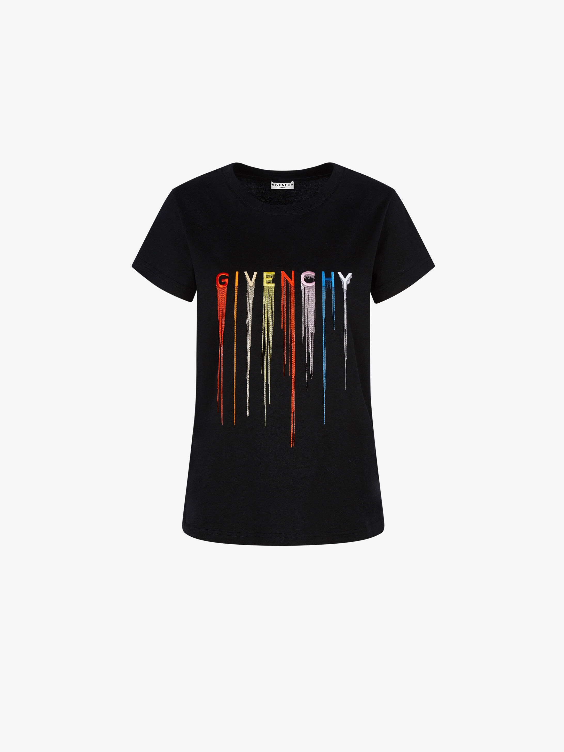 GIVENCHY multicolored embroidered slim fit t-shirt - 1