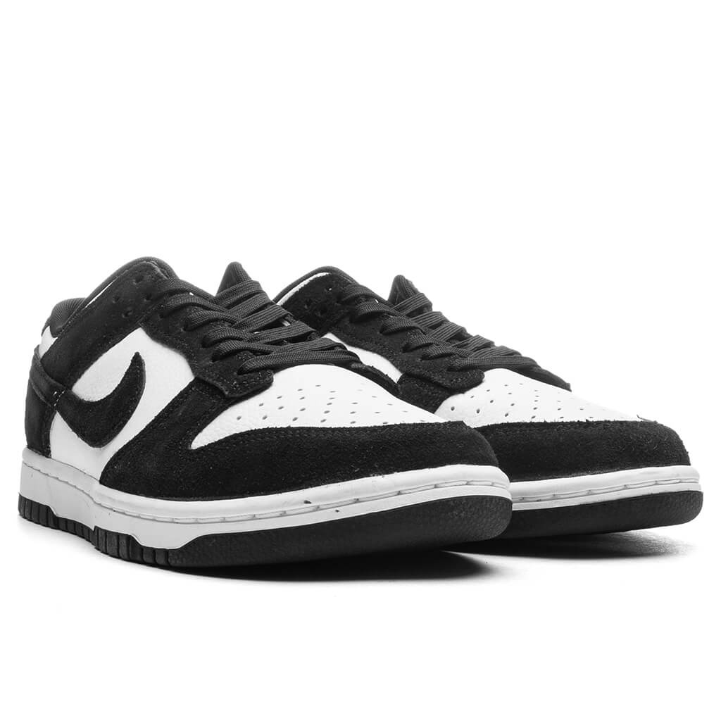 DUNK LOW RETRO SE 'SUEDE PANDA' - WHITE/BLACK/WHITE - 2