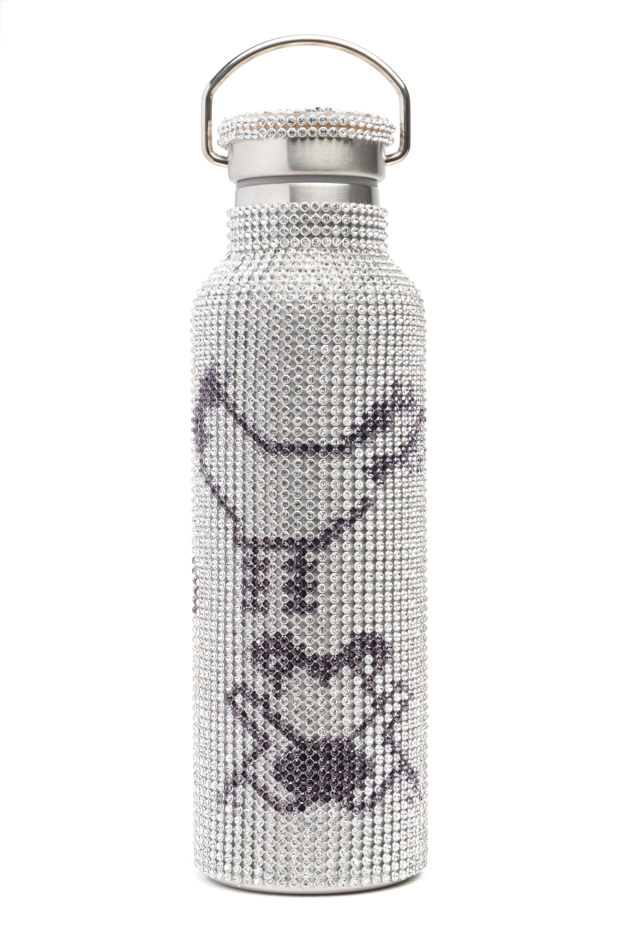CHARCOAL ANIMALS RHINESTONE WATER BOTTLE - 2